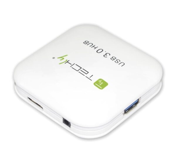Hub USB 3.0 Super Speed 4 Porte Bianco - immagine 5