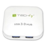 Hub USB 3.0 Super Speed 4 Porte Bianco