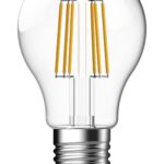Lampadina LED E27 Bianco Caldo 6W Filamento Classe A++