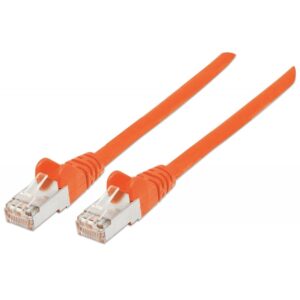 Cavo di rete Patch in rame Cat. 6A Arancione SFTP LSZH 0,5m