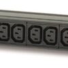 Multipresa 12 Posti VDE da Rack 19'' con Interruttore Spina Italiana 1U