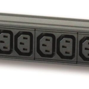 Multipresa 12 Posti VDE da Rack 19'' con Interruttore Spina Italiana 1U