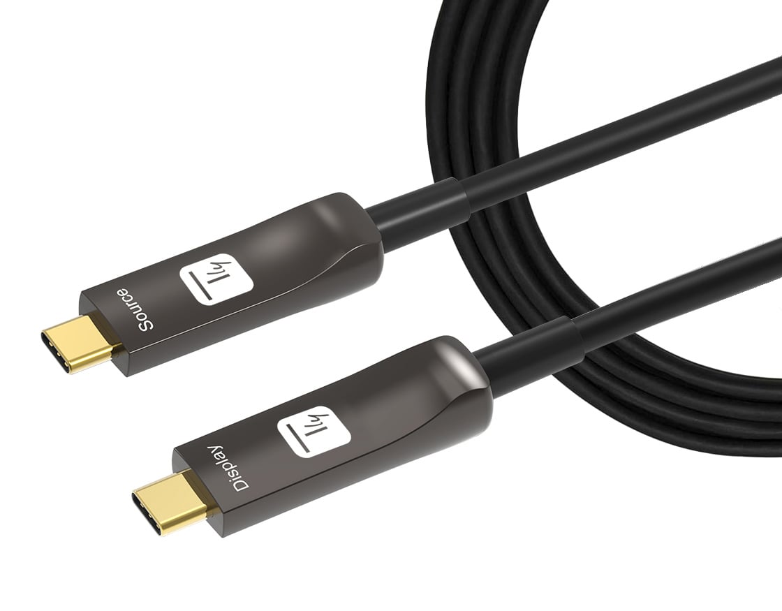 Cavo Audio/Video Ottico Attivo USB-C™ M/M AOC Fibra Ottica 4K 15m