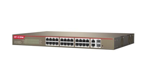 Switch 24 porte 10/100 con 2 porte gigabit/SFP combo con supporto Web-Smart