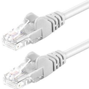 Cavo di rete Patch in Rame Cat. 5e Bianco UTP 0,5 m