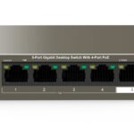 Switch Desktop 5 Porte 10/100/1000 con 4 Porte PoE TEG1105P