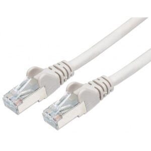 Cavo di rete Patch in rame Cat. 6A Bianco SFTP LSZH 1m
