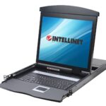 Console KVM USB/PS2 con LCD 17'' da Rack 19'' Dual Rail