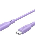 Cavo USB-C&trade; Maschio/Maschio USB 2.0 in Silicone 1,5 metri Viola
