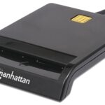 Lettore/Scrittore di Smart Card USB Compatto Nero