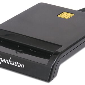 Lettore/Scrittore di Smart Card USB Compatto Nero
