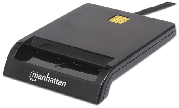 Lettore/Scrittore di Smart Card USB Compatto Nero