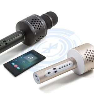 Microfono Karaoke Bluetooth con TWS per Cantare in Duetto Nero, BT-X35
