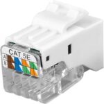 Frutto Keystone RJ45 UTP Cat.5E Tooless Bianco