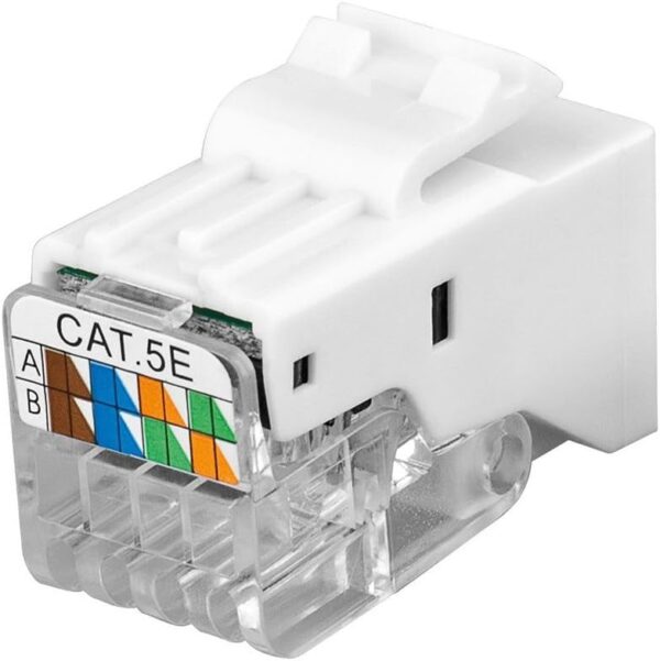 Frutto Keystone RJ45 UTP Cat.5E Tooless Bianco