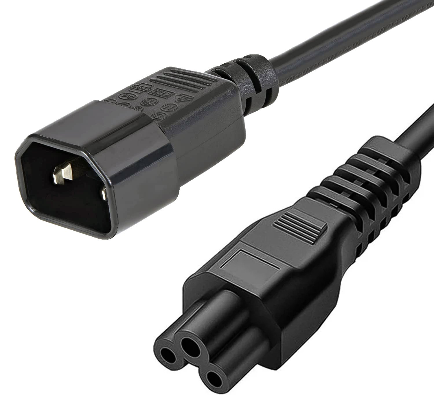 Cavo conversione C5 F a C14 M 1,8 mt nero