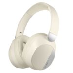 Cuffia Bluetooth V6.0 a Cancellazione Attiva del rumore ANC Beige