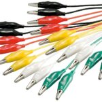 Kit Cavi di Prova Isolati Multicolore con morsetti a Coccodrillo