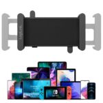 Supporto a Pinza VESA 75x75 per Smartphone e Tablet 4,7''-15'' 1kg max. Nero