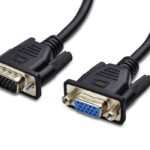 Cavo prolunga monitor SVGA standard M/F 7,5 mt NERO
