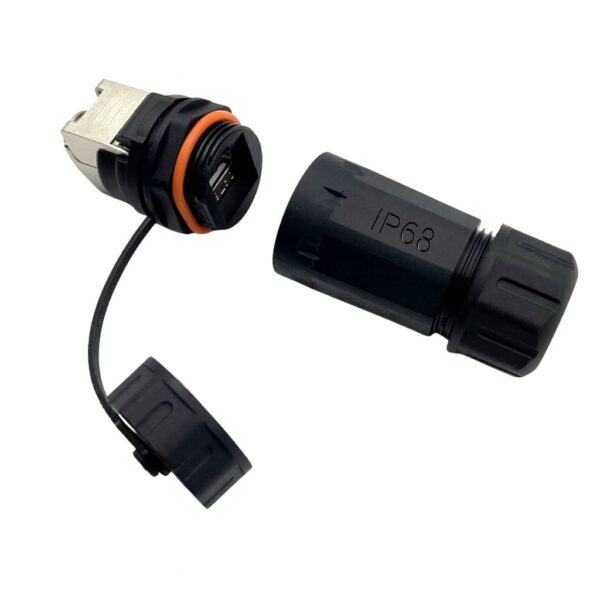 Accoppiatore Keystone da Pannello RJ45 Cat.6 STP Impermeabile IP68
