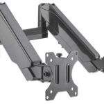 Staffa a Muro con Molla a Gas per due Monitor 17-32''