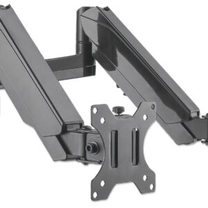 Staffa a Muro con Molla a Gas per due Monitor 17-32''