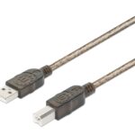 Cavo Prolunga Attivo USB 2.0 Hi-Speed A M / B M 15m Nero