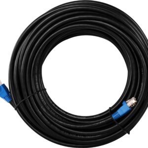 Matassa U/UTP Cavo Patch Cat.6 CCA 30m da Esterno Nero/Blu
