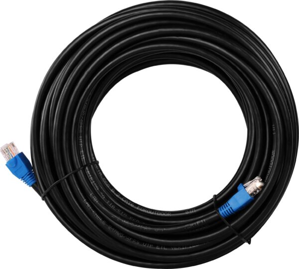 Matassa U/UTP Cavo Patch Cat.6 CCA 30m da Esterno Nero/Blu