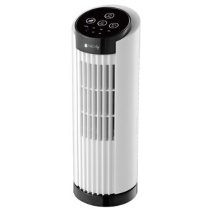 Mini Ventilatore a Torre 13'' 3 Velocità con Interruttore Touch Oscillazione 70° e Timer