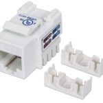Frutto Keystone RJ45 Cat.6 UTP non schermato Bianco