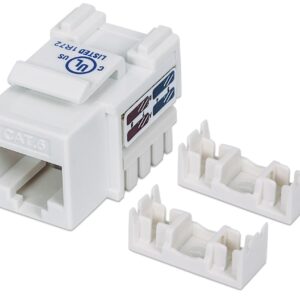 Frutto Keystone RJ45 Cat.6 UTP non schermato Bianco