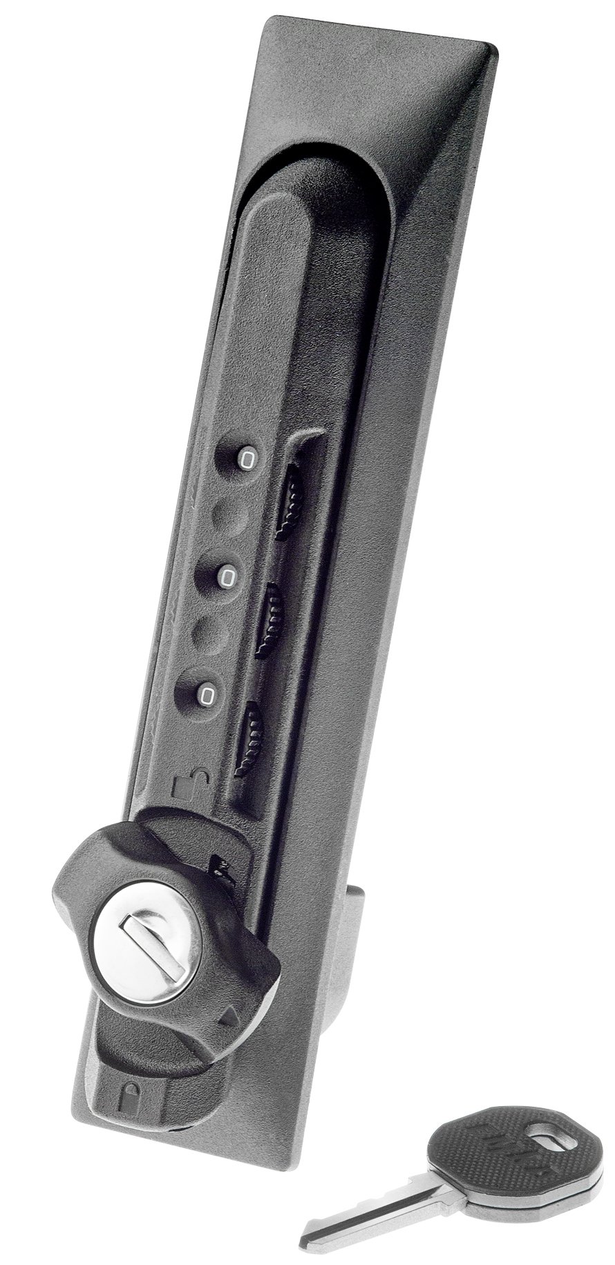 Maniglia a Combinazione per Porta Armadi Rack Nero