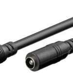 Cavo Prolunga di Alimentazione DC 2.5 mm 3 metri Nero