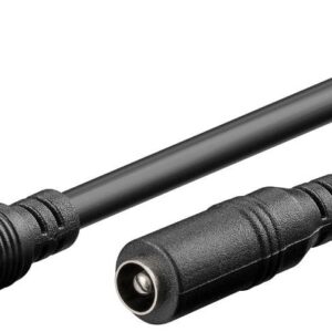 Cavo Prolunga di Alimentazione DC 2.5 mm 3 metri Nero