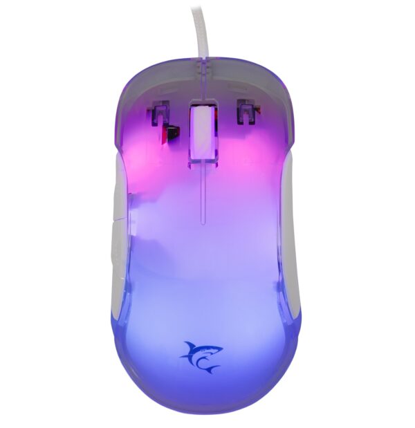 Mouse Gaming RGB USB 12800 dpi 7 Tasti Bianco Mordred