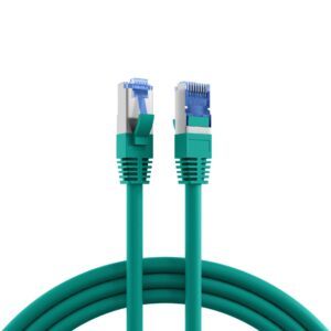 Cavo di Rete Patch in Rame Cat.6A S/FTP TPE Cat.7 Ultraflex Verde 0,5m