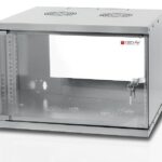 Armadio Rack 19'' a Muro 6U prof. 320 Grigio Assemblato