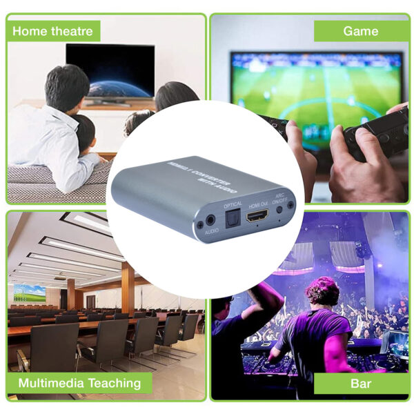 Estrattore Audio HDMI LPCM7.1 ARC 8K con Audio 3.5'' e Toslink SPDIF - immagine 6
