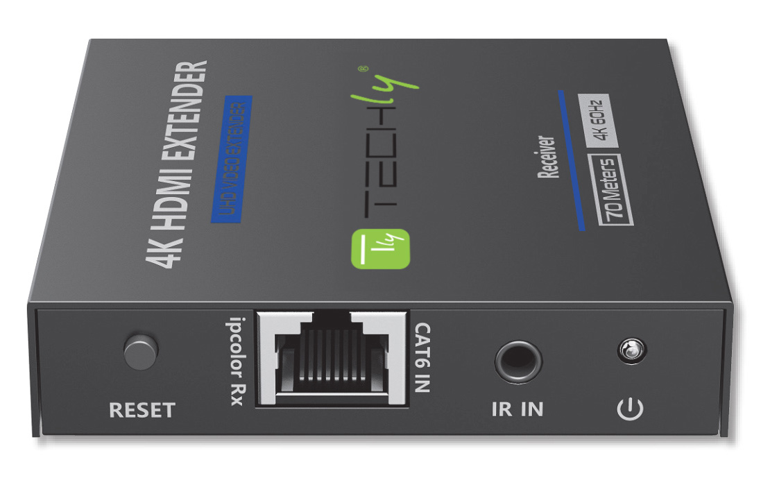 Extender HDMI 4K@60Hz 18Gbps HDR10 su cavo Cat.6/6A/7 fino 70 metri zero latenza - immagine 4