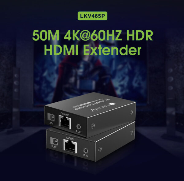 Extender HDMI 4K@60Hz su Cavo Cat.6/6A/7 Fino a 50m PoC - immagine 9