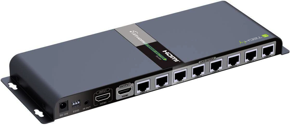 Extender Splitter HDMI 1x8 con IR su Cavo Cat. 6 fino a 40m - immagine 5
