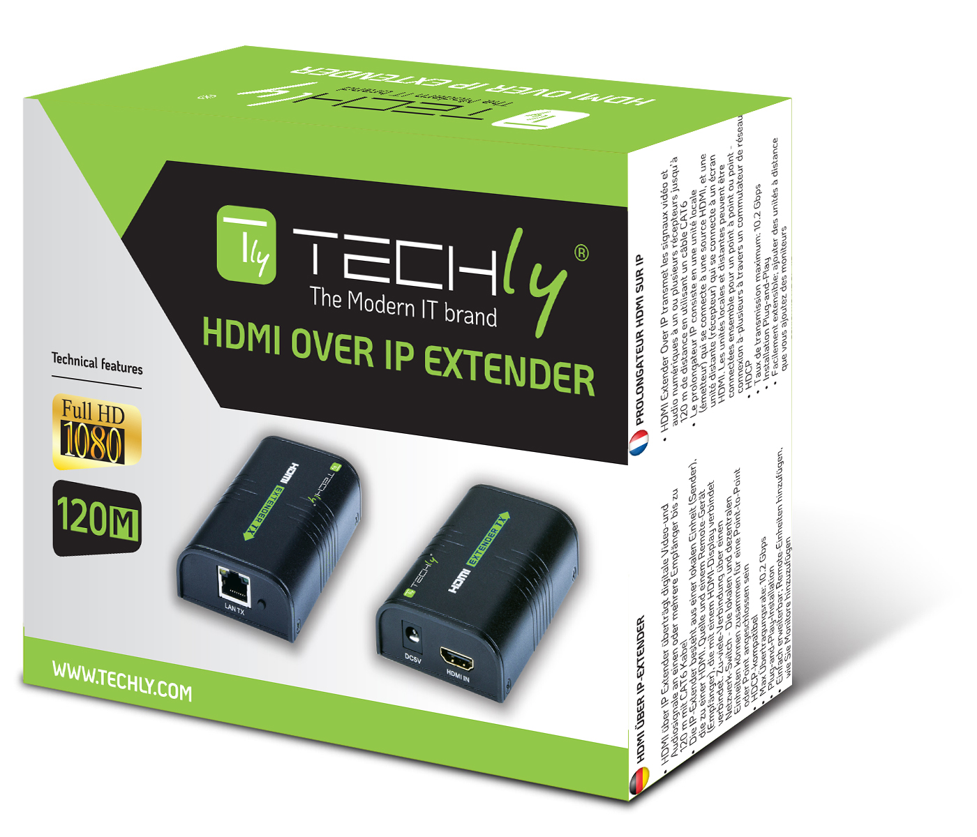 Extender/Splitter HDMI su Cavo Cat.6 1080p@60Hz fino a 120m - immagine 2