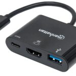 Convertitore USB-C&trade; a HDMI, USB-A, USB PD