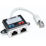 Sdoppiatore rete / telefono per cavo di rete Cat. 5E