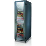 Armadio NetRack 19'' 800x800 33 Unit&agrave; Nero da Assemblare