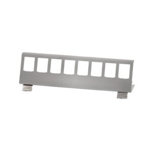 Adattatore per Modulo Keystone 8xRJ45 per Guida DIN