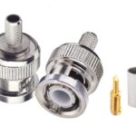 Connettore BNC Maschio a Crimpare per Cavo RG59/62