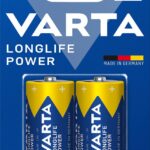 Blister 2 Batterie 1.5V Longlife Power Alcalina C Mezza Torcia